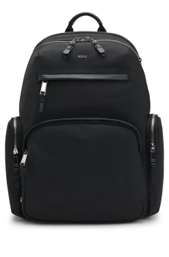 HUGO BOSS Backpack With Leather Trims And Two-way Zip | Bags