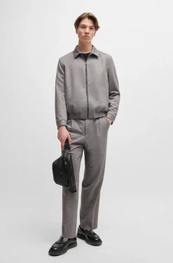 HUGO BOSS Belt Bag In Faux Leather With Metallic Stacked Logo | Bags