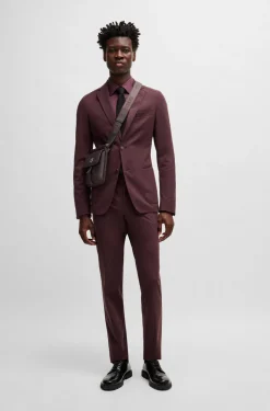 HUGO BOSS Envelope Bag With Double B Monogram And Matte Finish | Bags