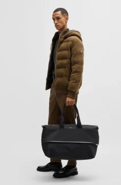 HUGO BOSS Expandable Holdall With Signature Trims | Bags