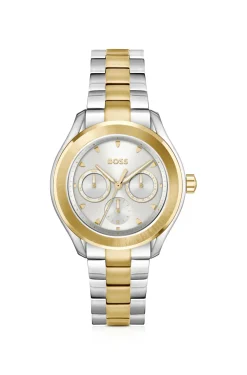 HUGO BOSS Link-bracelet Watch In Gold- And Silver-tone Steel | Women Watches